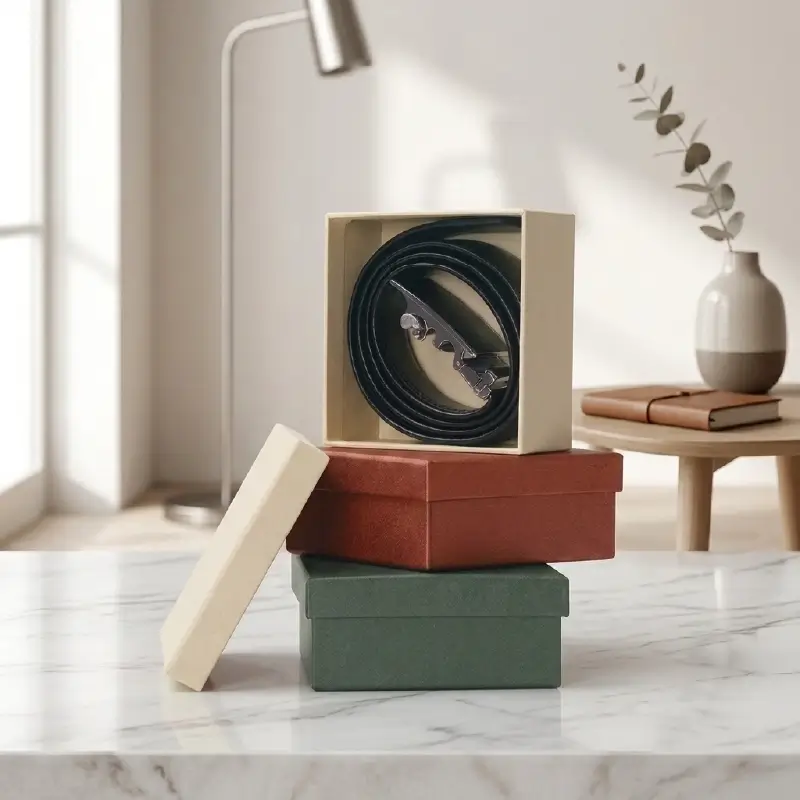 Custom Belt Boxes with window (2)