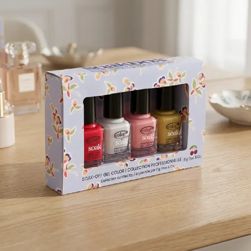 Custom Nail Polish Boxes with window (4)