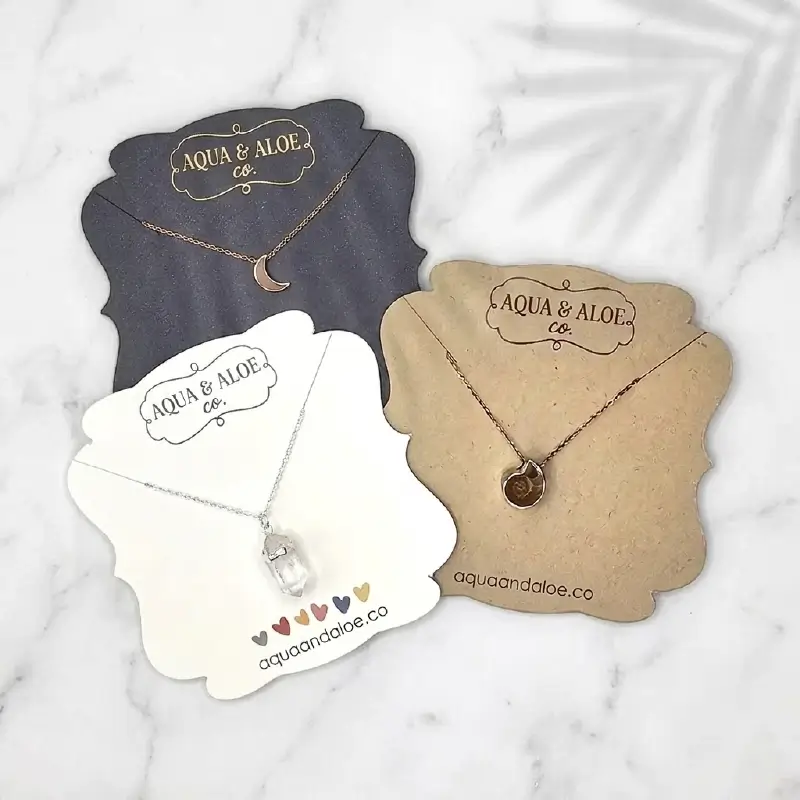 Custom Necklace Cards
