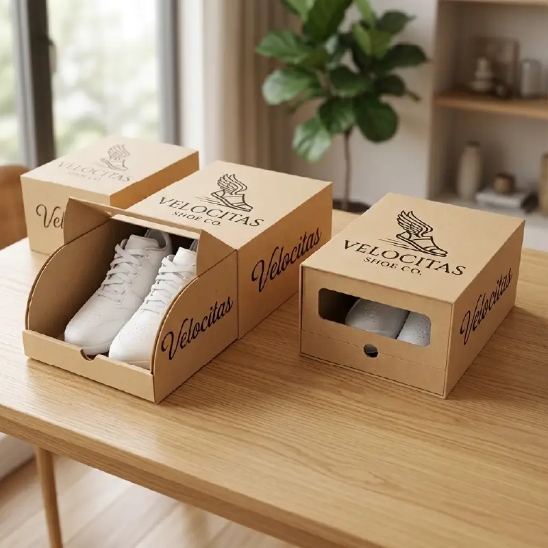 Custom cardboard Shoe Boxes (3)