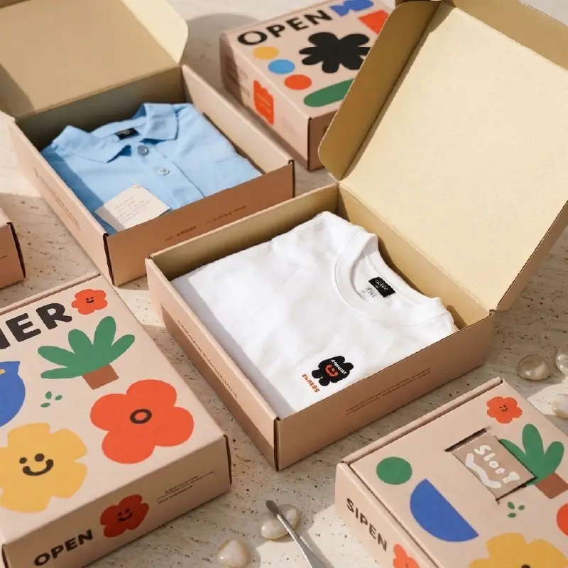 Custom kraft Shirt Boxes (3)