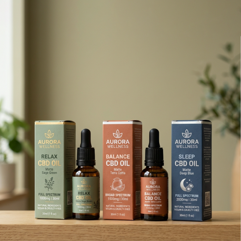 Custom printed CBD Oil Boxes (2)
