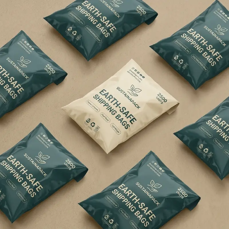 Custom printed Compostable Mailers (2)