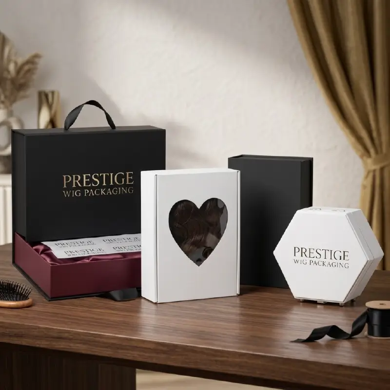 Custom printed Wig Boxes (3)