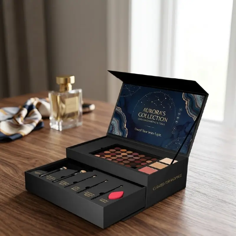 Custom rigid Makeup Boxes (2)