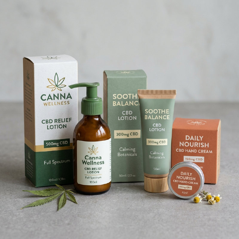 PRINTED CBD Lotion Boxes (2)