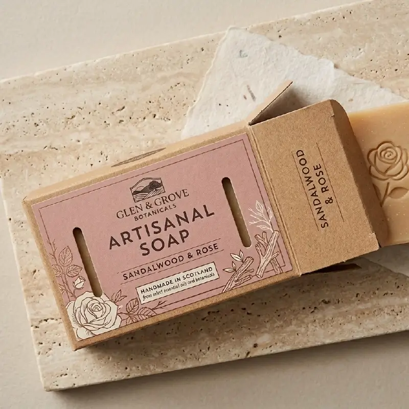 Custom Brown Soap Boxes