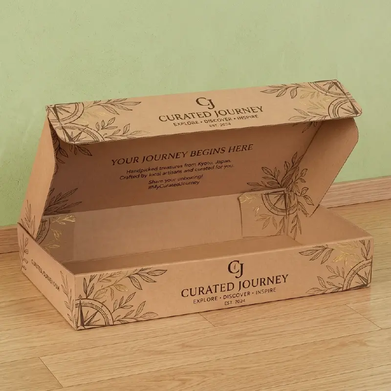 Custom Printed Kraft Mailer Boxes (2)