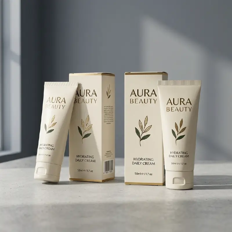 Custom cardboard Cream Boxes (2)