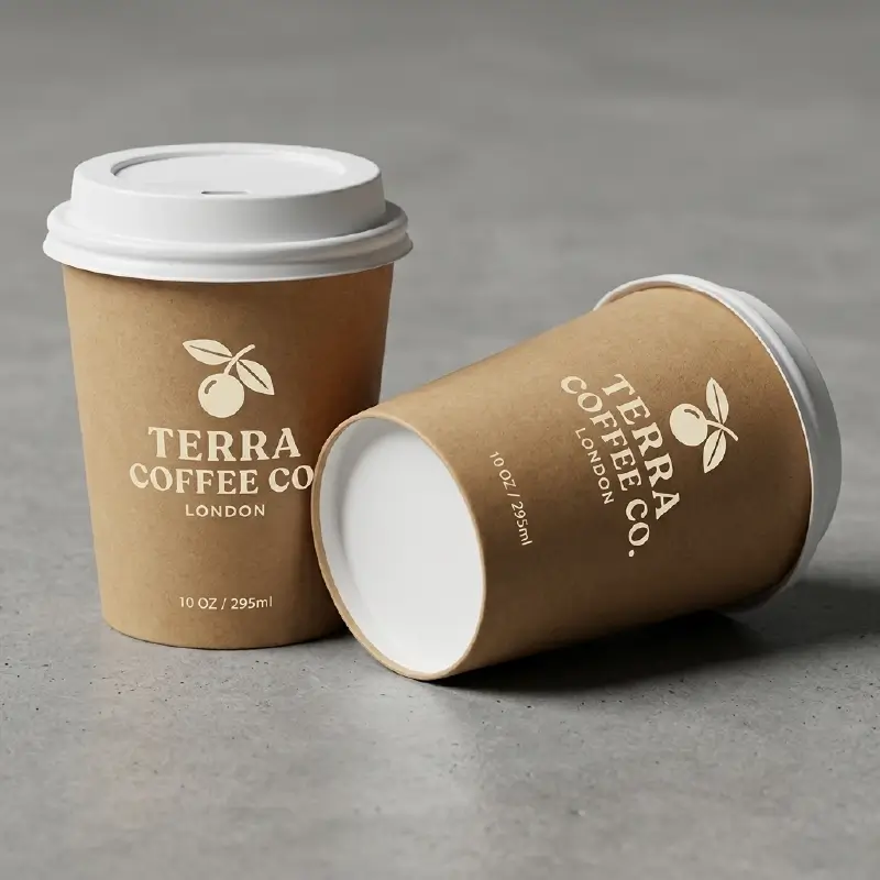 10oz Paper Coffee Cups 