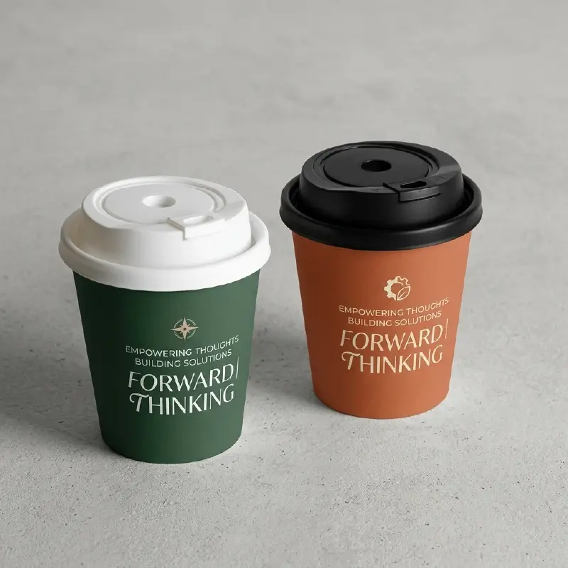 12oz Paper Coffee Cups with logo (4)
