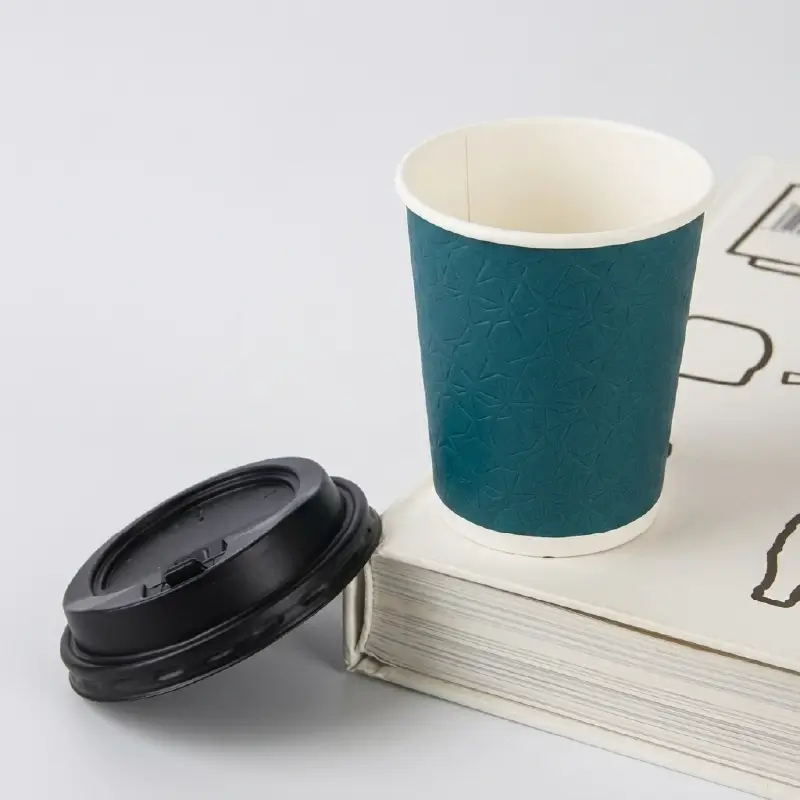 20oz Paper Coffee Cups With Lid (3)