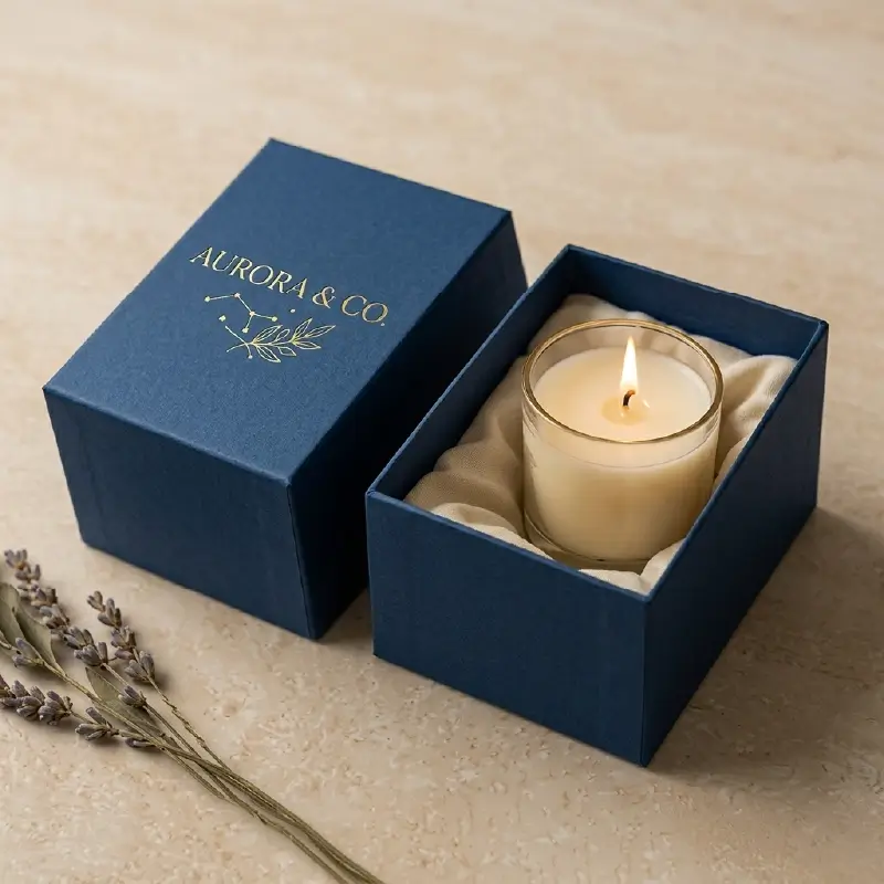 Custom Candle Boxes With Lid(2)